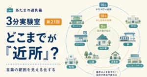 第21回｜どこまでが「近所」？