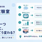 第10回｜数字を一つ入れると、文章はどう変わる？