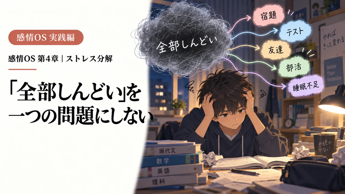 「全部しんどい」を、一つの問題にしない