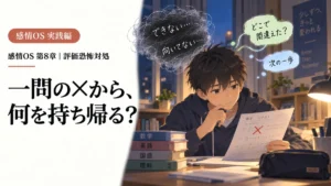一問の×から、何を持ち帰る？