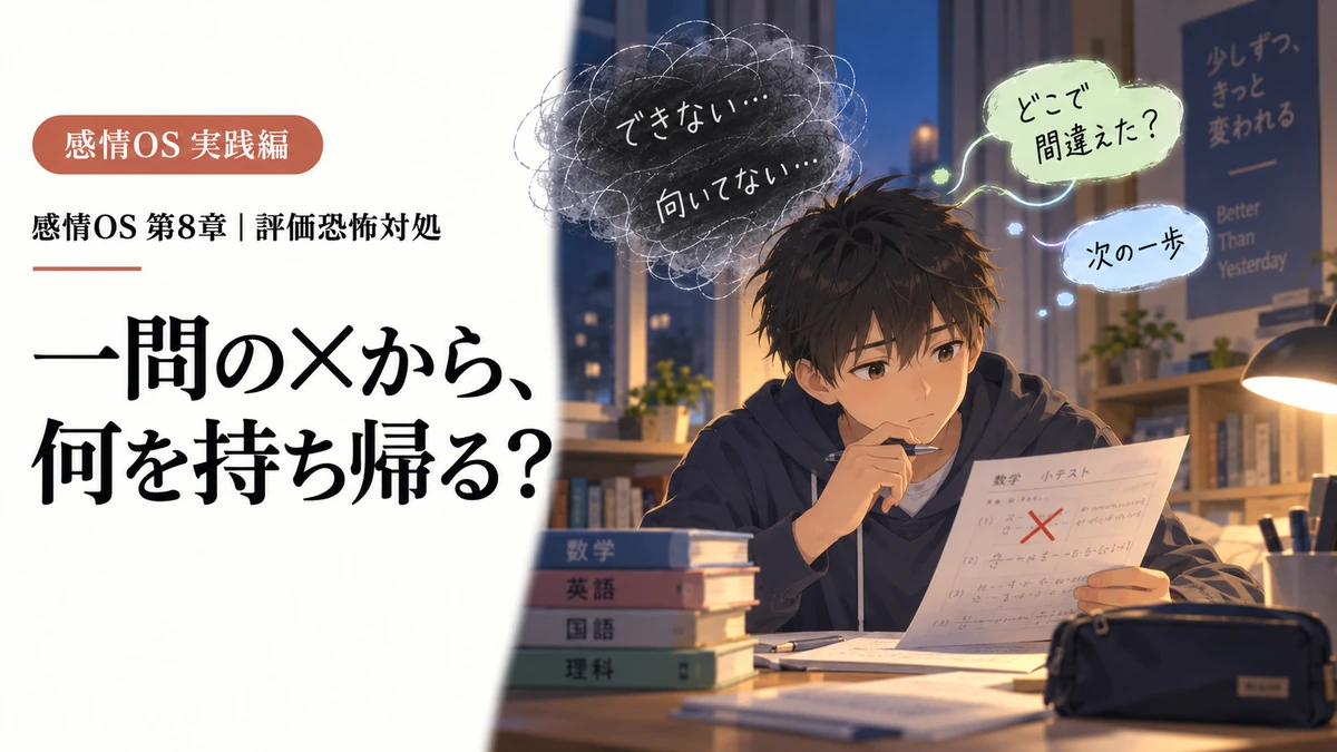 一問の×から、何を持ち帰る？