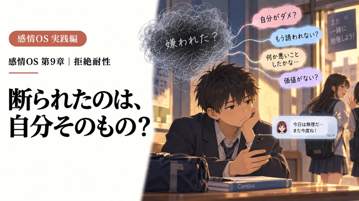 断られたのは、自分そのもの？