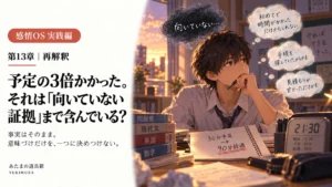 予定の3倍かかった。それは「向いていない証拠」まで含んでいる？