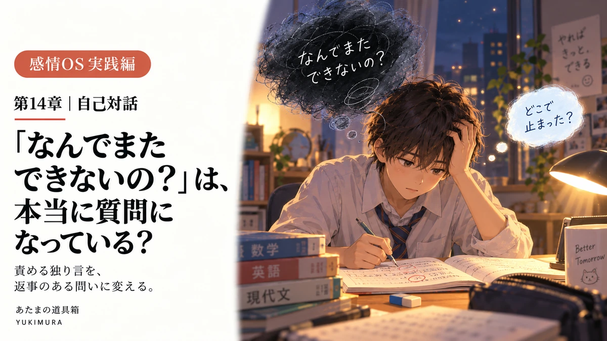 「なんでまたできないの？」は、本当に質問になっている？