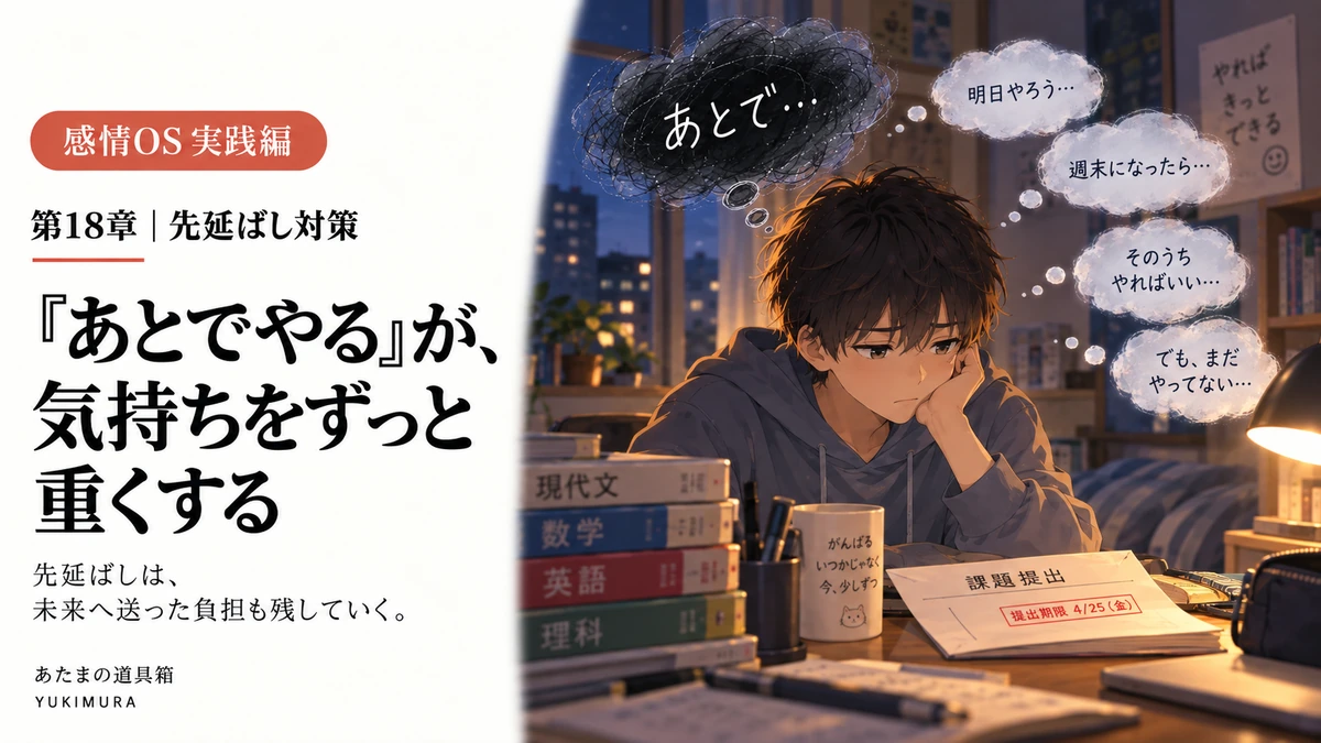 開けない封筒。先延ばししているのは「時間」だけ？