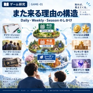 また来る理由の構造｜Daily・Weekly・Seasonはどう重なるのか