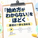 「始め方がわからない」子に何をする？｜勉強を始める瞬間の4つの詰まりを減らす