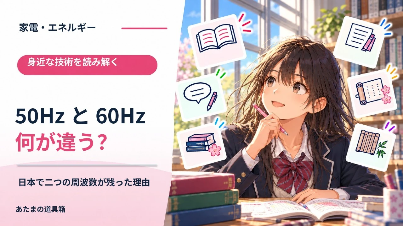 コンセントの50Hzと60Hzは何が違う？ 日本で二つの周波数が残った理由