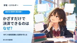 スマホをかざすだけで決済できるのはなぜ？ NFCの通信距離と役割を考える
