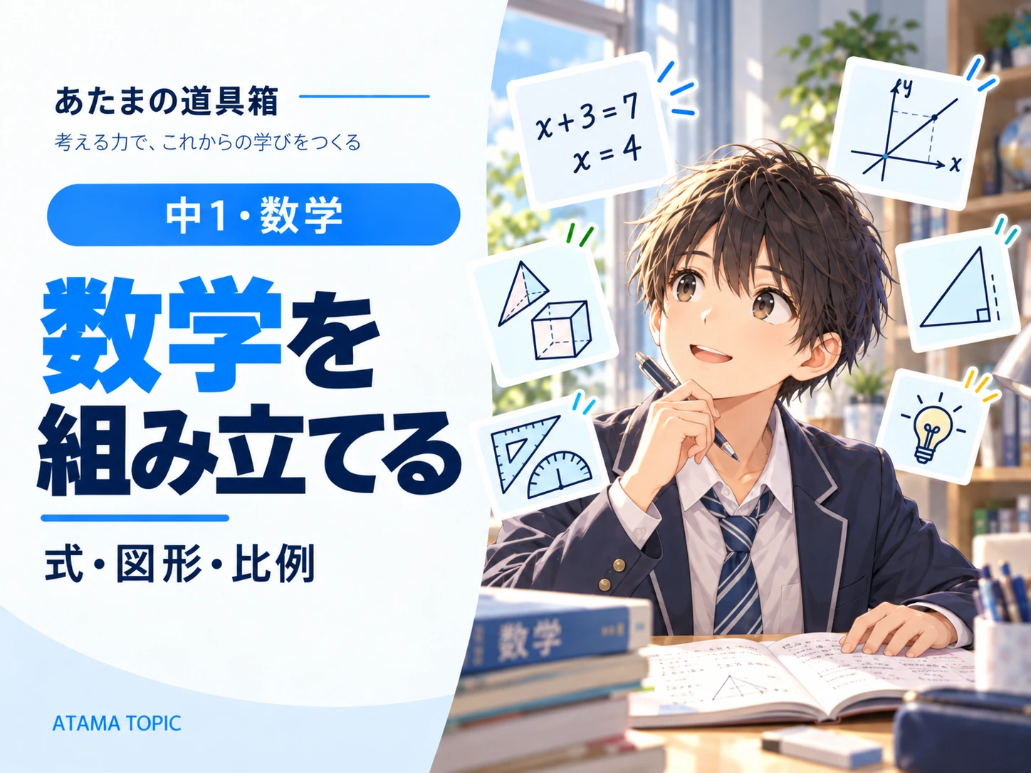 文字と式の問題｜文字を「分からない数」だけだと思わない