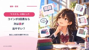 コインが3回続けて表。次は裏が出やすい？ 「そろそろ」を試す確率実験