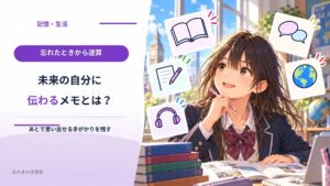 未来の自分に「ちゃんと伝わるメモ」を書けますか？ 忘れたときの読み手から考える
