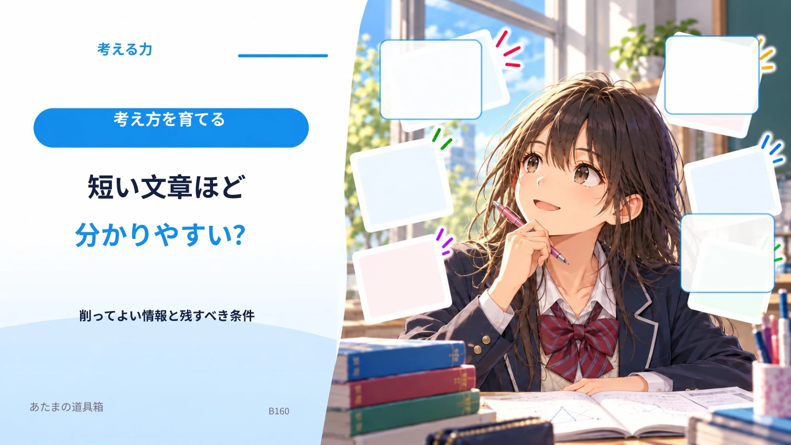 短い文章ほど分かりやすい? 削ってよい情報と残すべき条件