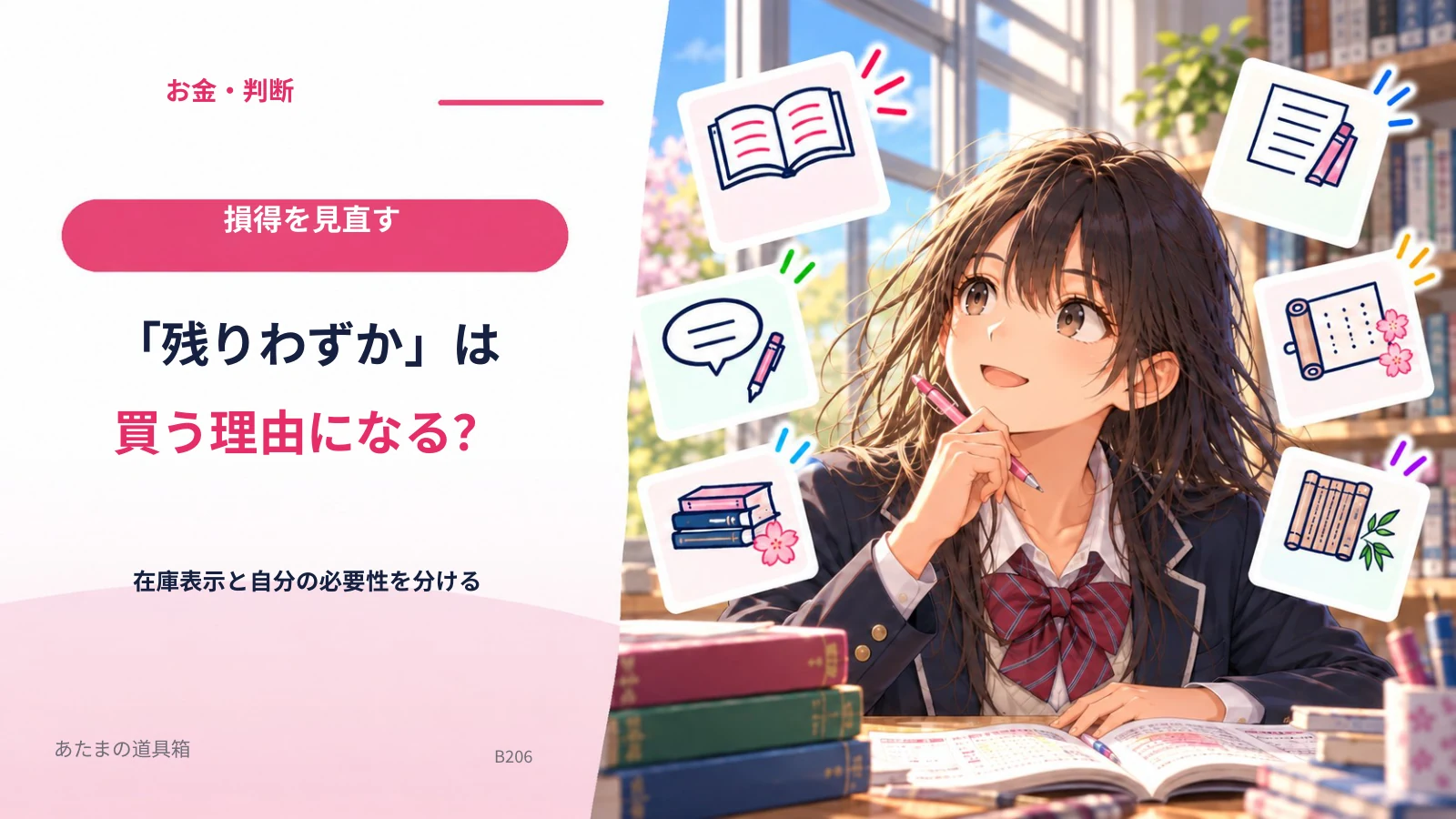 「残りわずか」は買う理由になる？ 在庫表示と自分の必要性を分ける